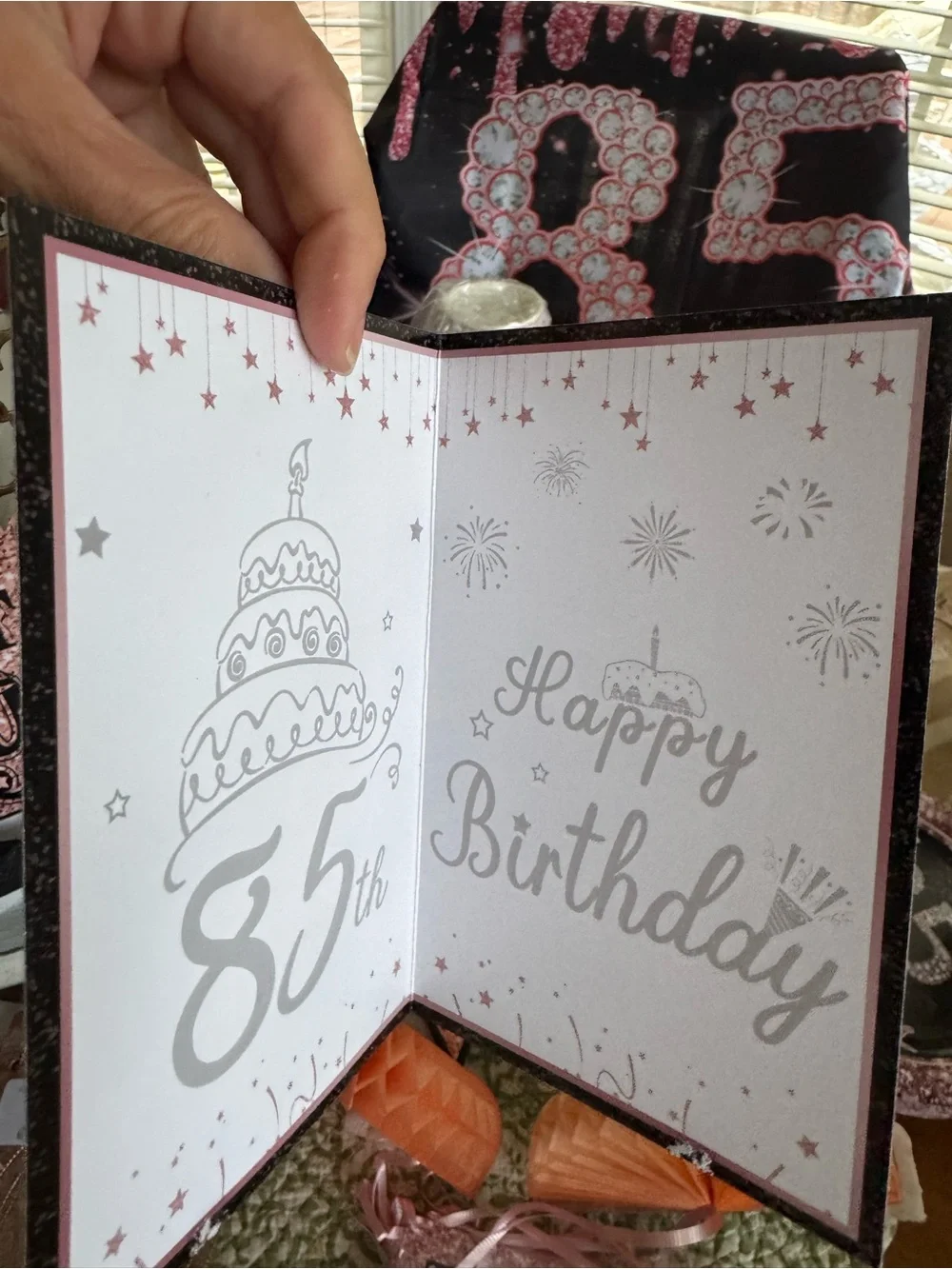 85th Birthday Pink and Rose Gold Party Decorations - 85th Birthday Set!